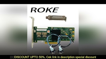 LSI 9240-8i 6Gbps SAS HBA 9211-8i IT Mode ZFS FreeNAS unRAID 2* SFF SATA