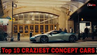 Top 10 Craziest Concept Cars 2021(So Many Wild Crazy Other Cars!)