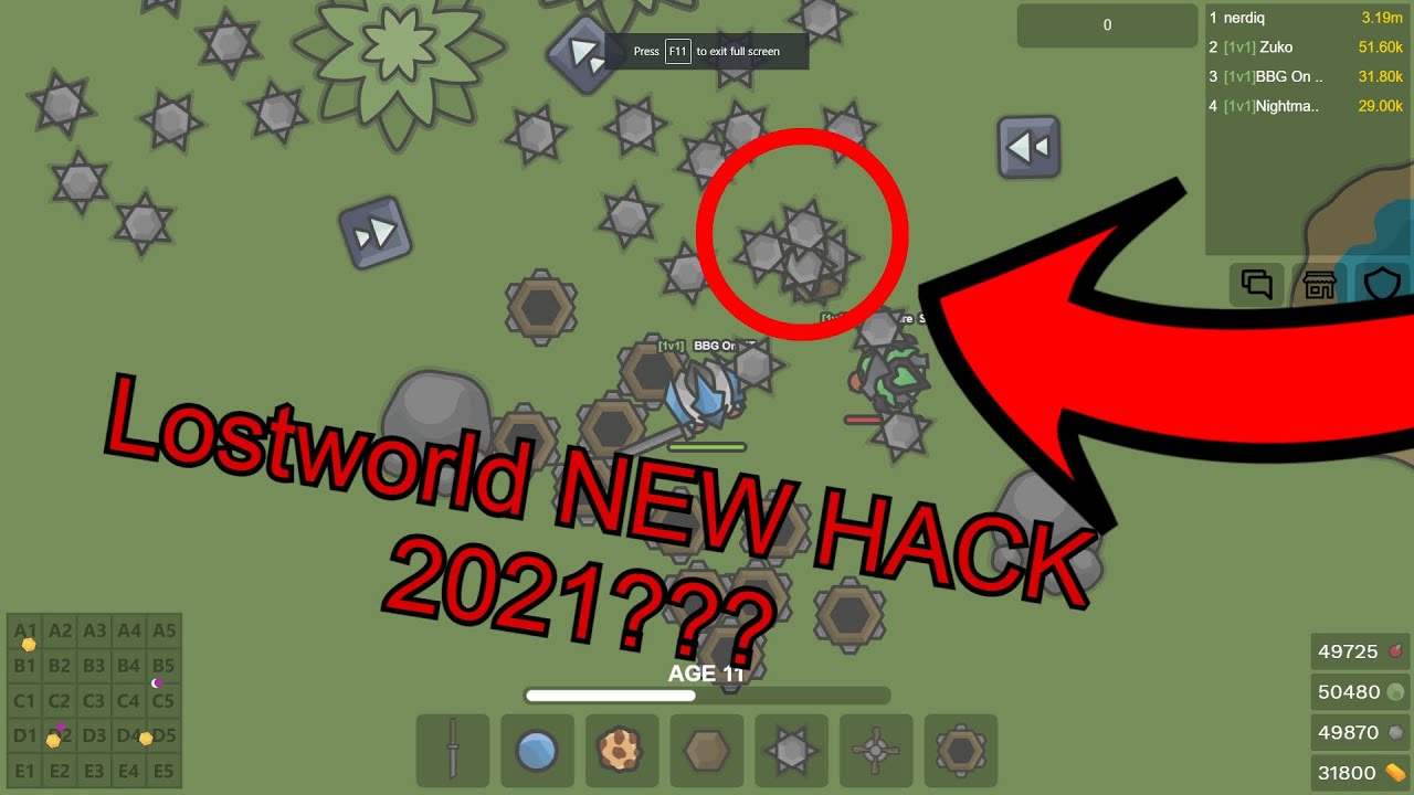 Lostworld NEW HACK 2021??? Lostworld.io New Glitch. Moomoo.io 2