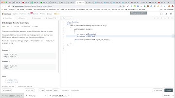 【每日一题】949. Largest Time for Given Digits, 1/1/2020