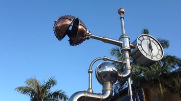 Steampunk Clock In Noosa