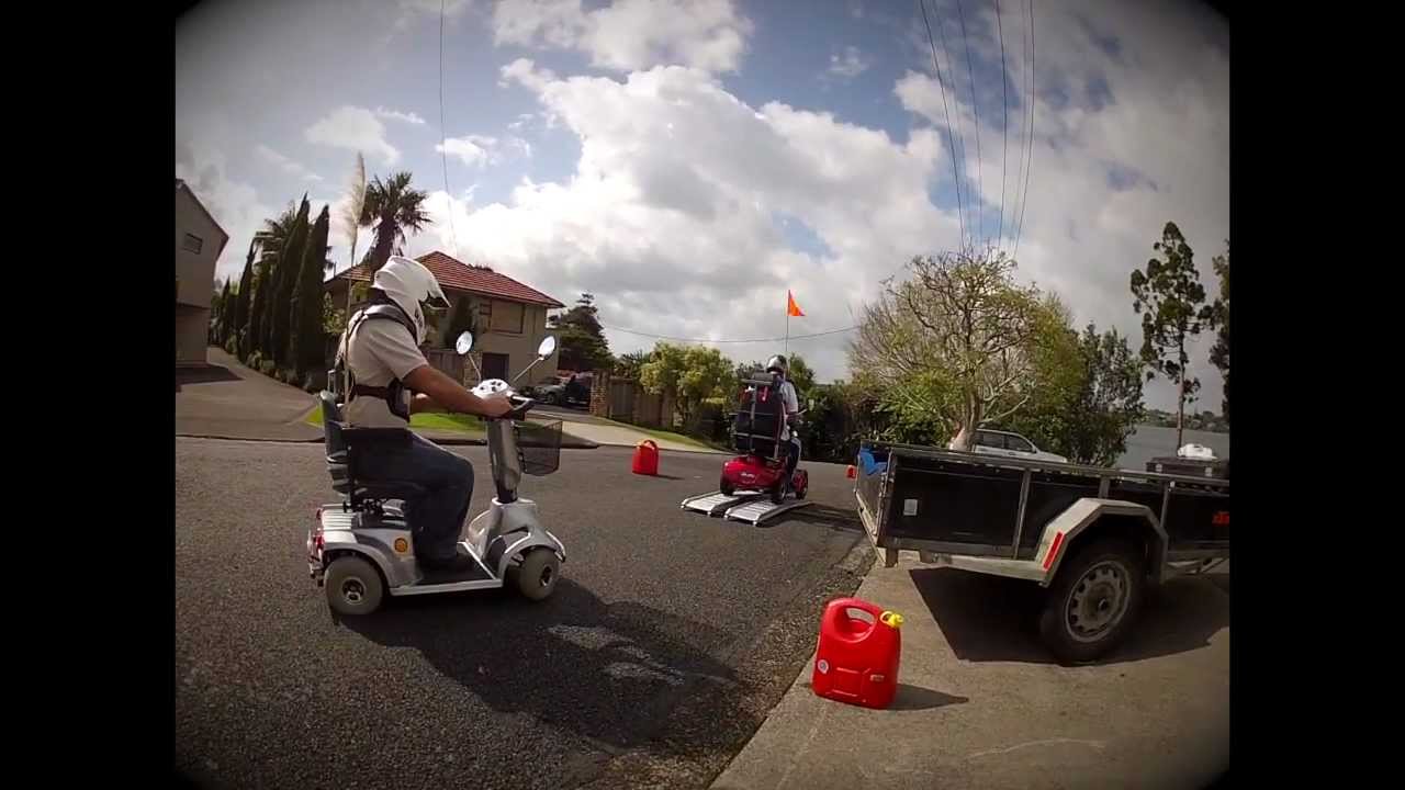 Milford Mobility Scooter Derby YouTube
