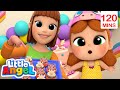 Pink party cupcake fun  songs for kids  little angel  moonbug kids  girl power 