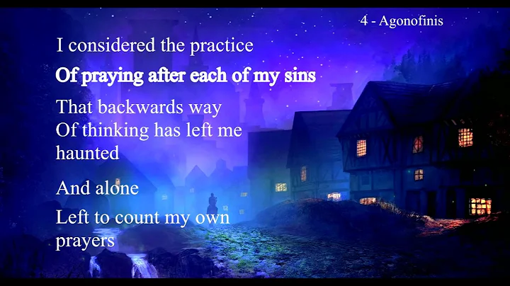 A Wake in Providence - 3 - Agony my familiar - 4 - Agonifinis  [LYRIC VIDEO]