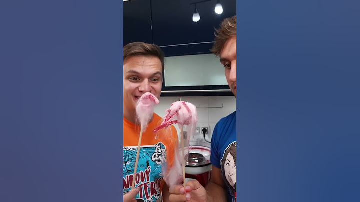 Naše první vlastroručně dělaná cukrová vata! 🤡