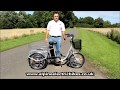 ebike - Unbelievably Easy to Mount Electric Trike Mobility Scooter 3 Wheeler