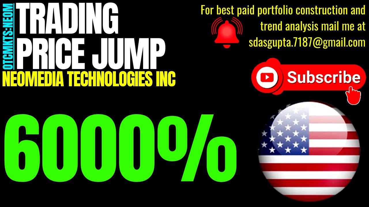 NEOMEDIA TECHNOLOGIES INC TRADING PRICE JUMP NEOM STOCK NEWS YouTube