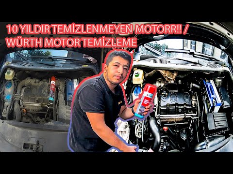 10 YILDIR TEMİZLENMEYEN MOTOR / WÜRTH MOTOR TEMİZLEYİCİ