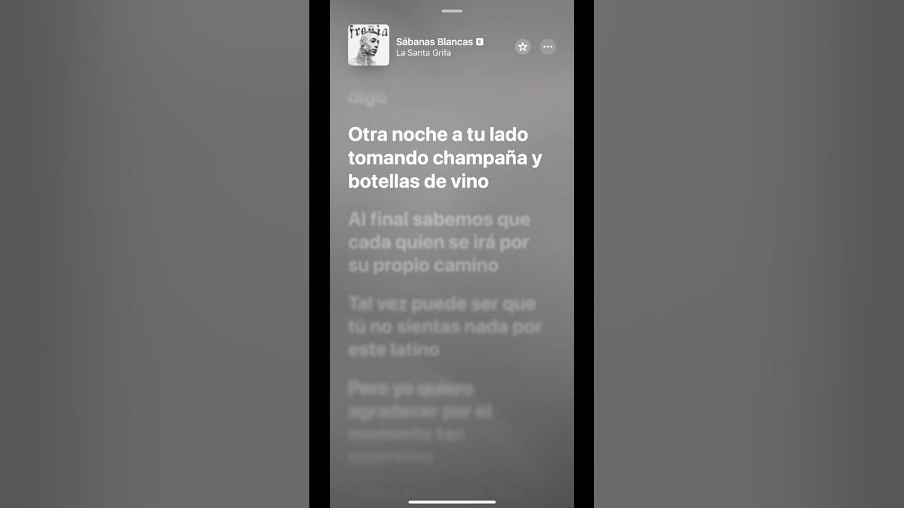 Sábanas blancas - La Santa Grifa[Lyrics/Letra] - YouTube