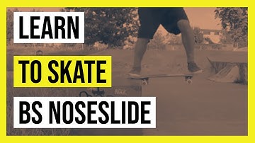 How to backside noseslide. | Learn to skate | Skateboard tricks