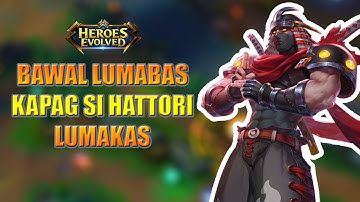 Heroes Evolved Hattori - Jungle Guide and Lane Rotation | Full Attack Burst Damage Build