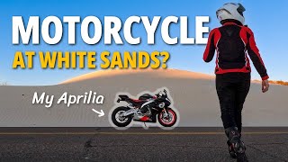 Riding my motorcycle in White Sands National Park, New Mexico by Slow Life Fast Bike 316 views 1 year ago 10 minutes, 1 second