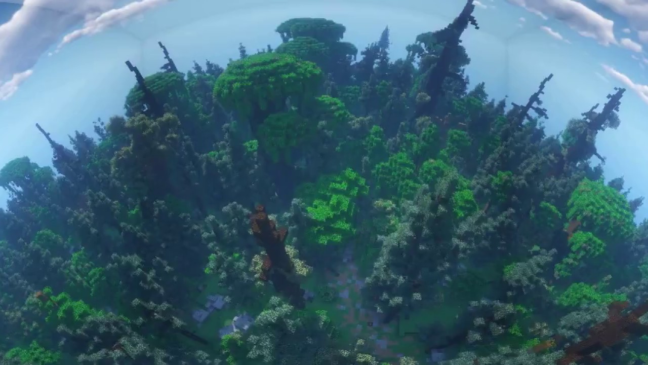 Minecraft VR: Thăm khu rừng ngàn năm. - YouTube