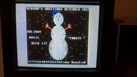 TRS-80 64K Color Computer - Holiday Music Week III