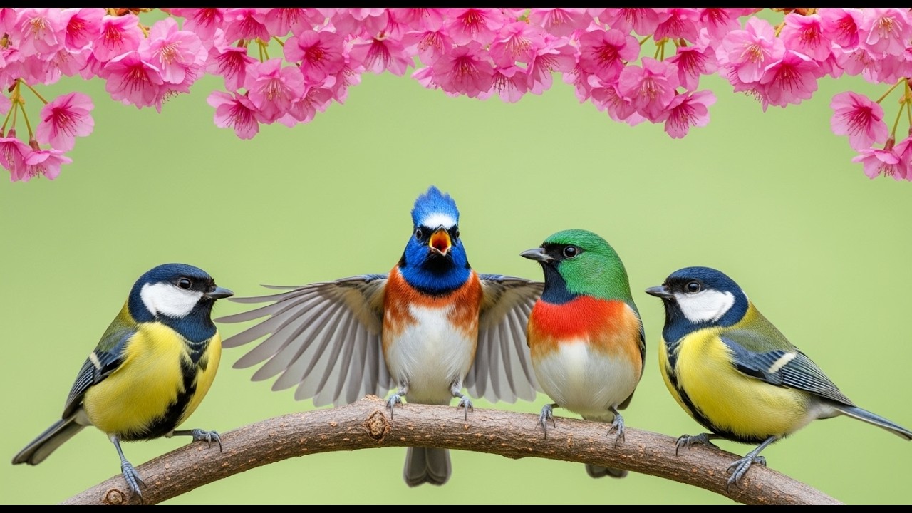 Beautiful Relaxing Piano with Bird Sounds | Calm Nature Music for Deep Focus & Healing