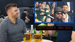 Dricus Du Plessis Explains Viral Moment With Jason Momoa at Rugby World Cup 2023