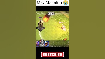 Max Monolith 😭 Clash of Clans #shorts #clashofclans #coc #driggplays
