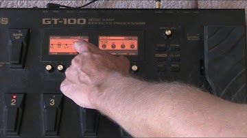 GT100 Ambient/ PADS Tone Tutorial
