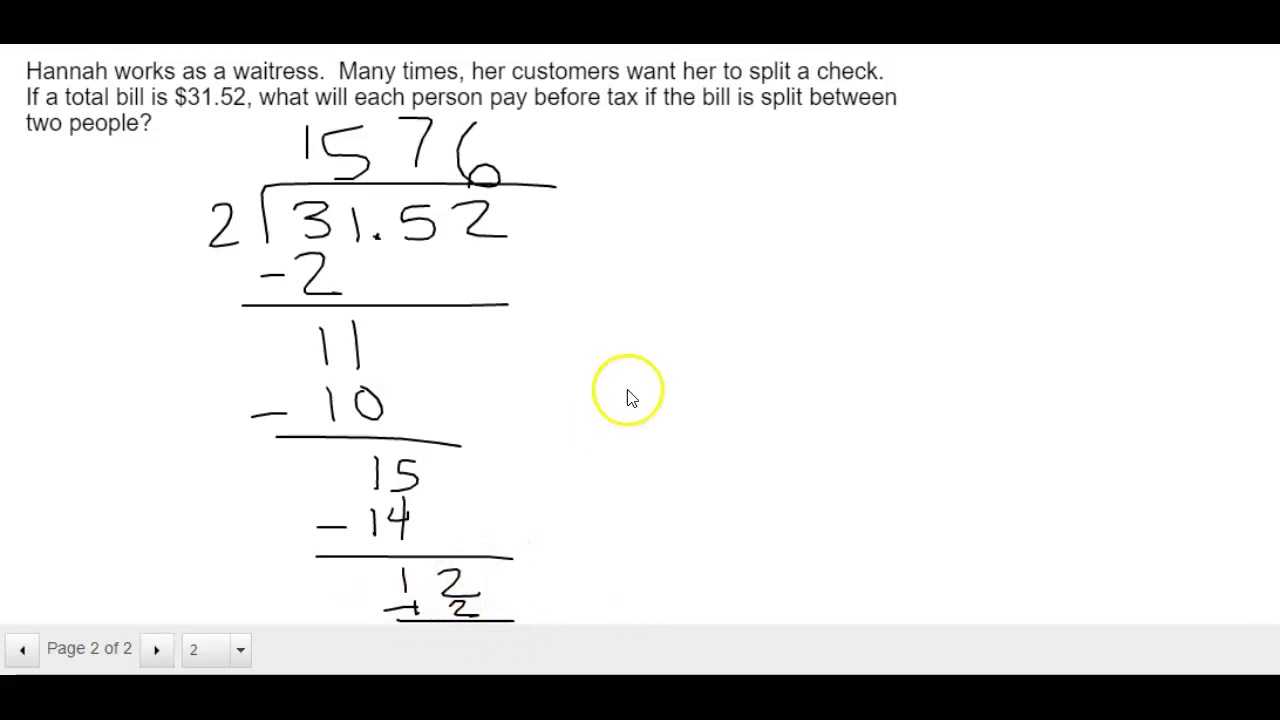 Dividing Decimals YouTube