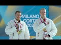 Jake Adicoff receives gold after sweeping men's visually impaired XC events in Italy | NBC Sports