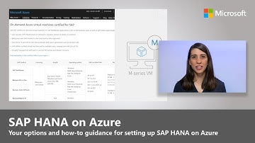 SAP HANA on Azure M-series VMs