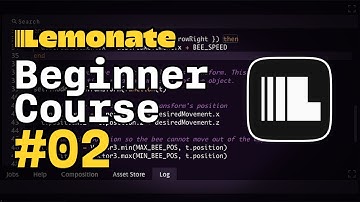 Lemonate Game Engine Tutorial #02 | Build your first game [Beginner Course] | Scripting