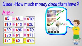Counting Money Amounts up to $100 (Part-1) | Math | Grade-4,5 | Tutway | screenshot 3