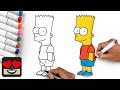 How to draw bart simpson for beginners