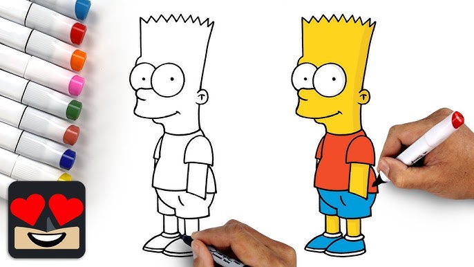 The Simpson character illustration, Bart Simpson Homer Simpson