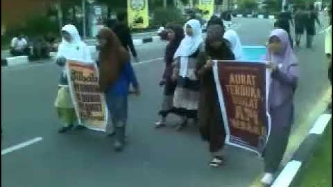 #GerakanMenutupAurat FSRMM Pekanbaru