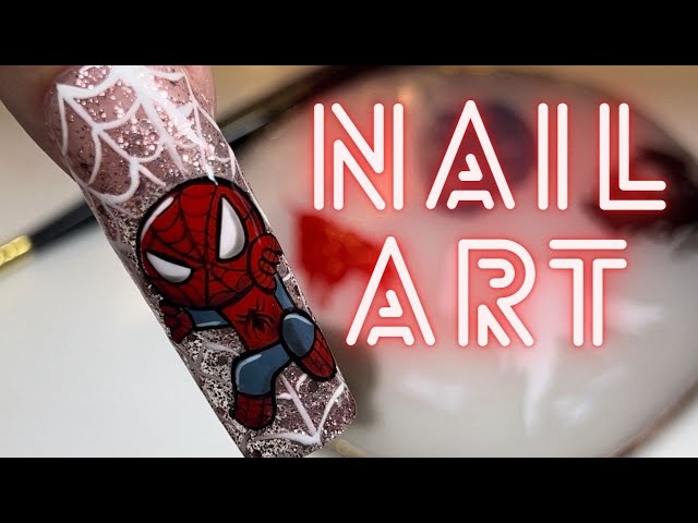 spider-man nails | Superhero nails, Movie themed nails, Marvel nails