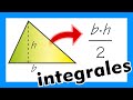 🔺 Cómo Calcular el ÁREA de un TRIÁNGULO con INTEGRALES DEFINIDAS