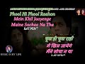 Ek Din Aap Yun Karaoke With Scrolling Lyrics Eng. & हिंदी Mp3 Song