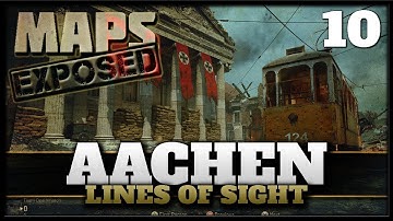 Aachen Lines of Sight & Secret Spots! | Cod WW2 Maps Exposed #10