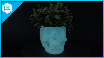 Skull Planter #timelapse #adafruit #3dprinting