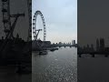 Beautiful River Thames in London. #shorts #london #riverthames #londoneye