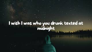 Henry Moodie - drunk text (Lyrics)