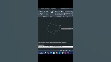 SHORTCUT (ROTATE) DI AUTOCAD #tutorial #4u #autocad #autocadbahasaindonesia #cad #gambarautocad #fyp