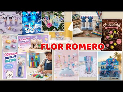Super ofertas en FLOR ROMERO papelería kawaii y mas