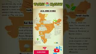 Local winds in India trending shorts youtubeshorts viral india gk upsc ssc facts explore