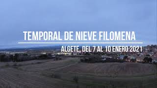 Borrasca Filomena En Algete 2021 - Timelapse