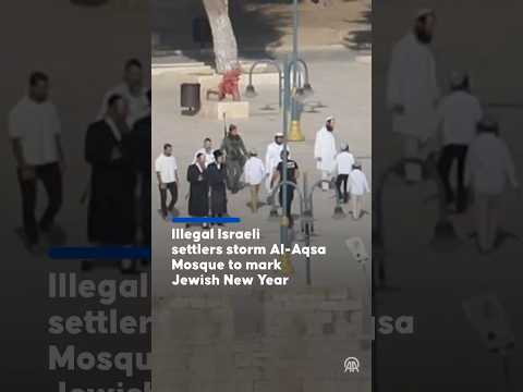 Illegal Israeli Settlers Storm Al Aqsa Mosque To Mark Jewish New Year
