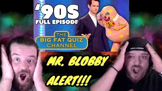 Americans React To "The Big Fat Quiz Of The '90's (2012)"