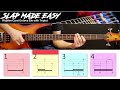 Slap Bass Cards - Groove with Triplet | EASY BASS | Slap Made Easy