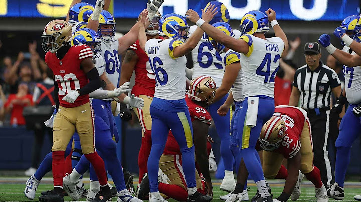 WHAT AN ENDING IN LOS ANGELES!!! 49ers vs. Rams