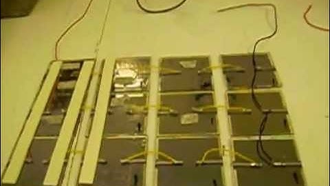 DIY Mini Folding Solar Panel Array, how to make easy portable power