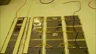 DIY Mini Folding Solar Panel Array, how to make easy portable power
