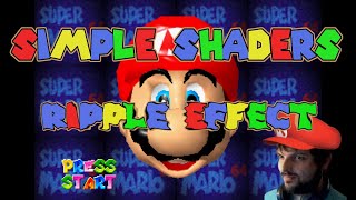HOW TO MAKE WATER RIPPLE EFFECT/SM64 PAINTING RIPPLE - SIMPLE SHADER GRAPHS - Unity 2019 LTS
