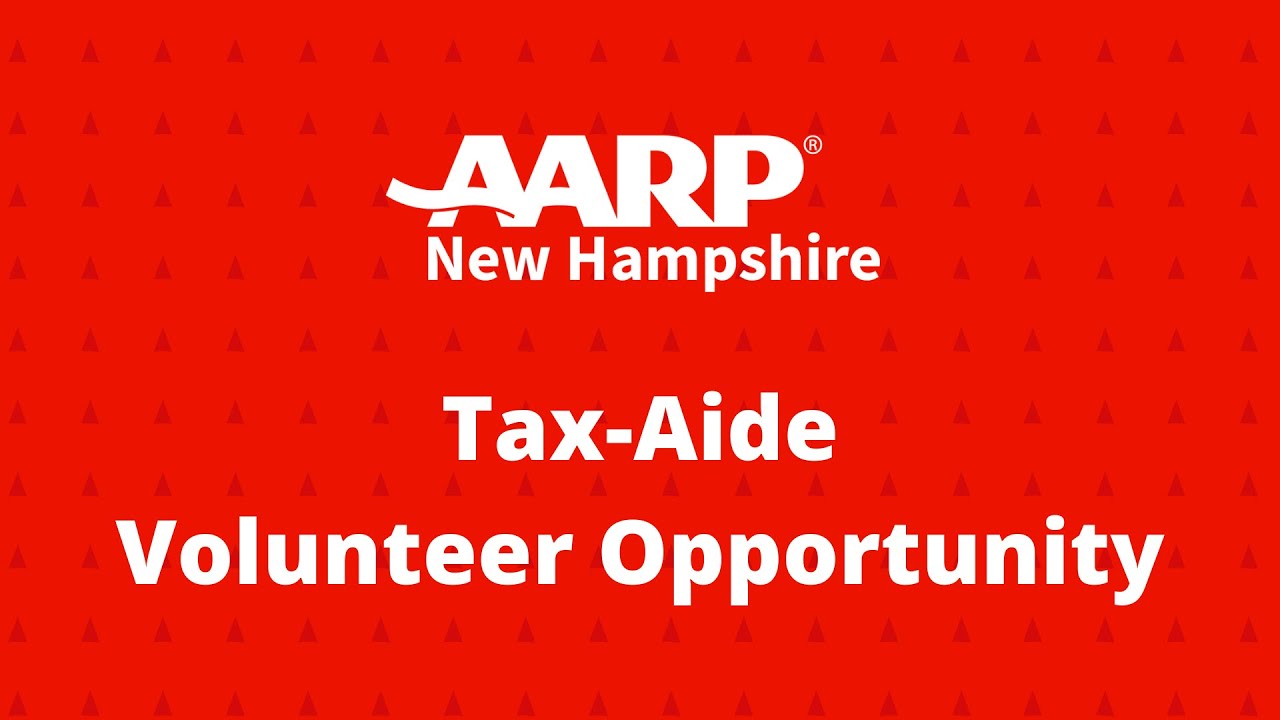 Tax Aide Volunteer Opportunity YouTube