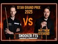 Judd Trump vs Matthew Stevens | Xi'an Grand Prix 2025 #snookerft5 #snooker2025
